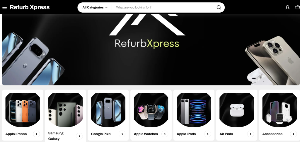 Refurb Xpress website screenshot